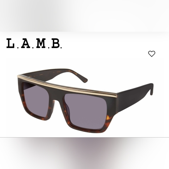 L.A.M.B. Accessories - L.A.M.B. Tortoise and Gold Sunglasses